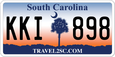 SC license plate KKI898
