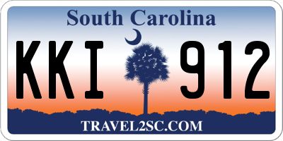 SC license plate KKI912