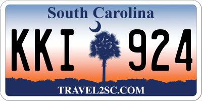 SC license plate KKI924
