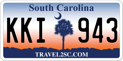 SC license plate KKI943