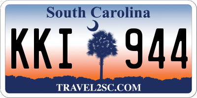 SC license plate KKI944