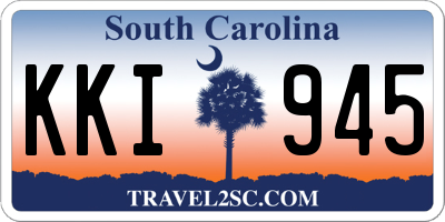 SC license plate KKI945
