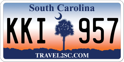 SC license plate KKI957