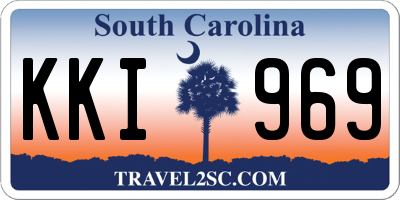 SC license plate KKI969