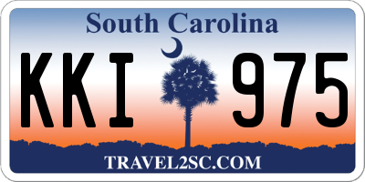 SC license plate KKI975