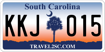 SC license plate KKJ015
