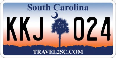 SC license plate KKJ024