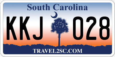 SC license plate KKJ028