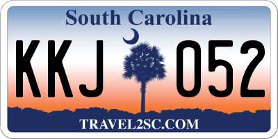 SC license plate KKJ052
