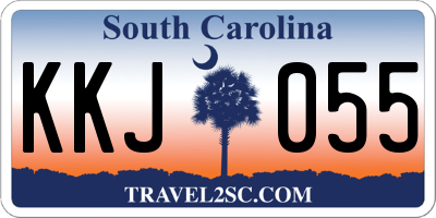 SC license plate KKJ055