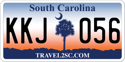 SC license plate KKJ056