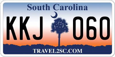 SC license plate KKJ060