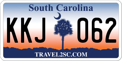 SC license plate KKJ062