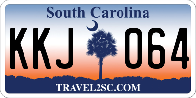 SC license plate KKJ064