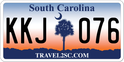 SC license plate KKJ076