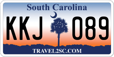 SC license plate KKJ089