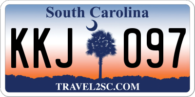 SC license plate KKJ097