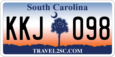 SC license plate KKJ098