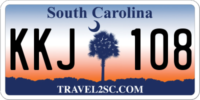 SC license plate KKJ108