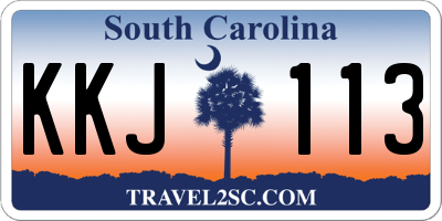 SC license plate KKJ113