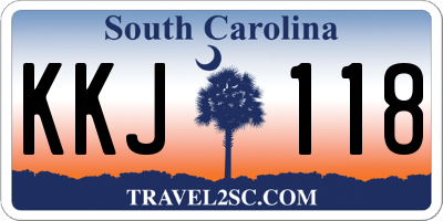 SC license plate KKJ118