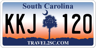 SC license plate KKJ120