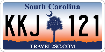 SC license plate KKJ121