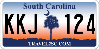 SC license plate KKJ124