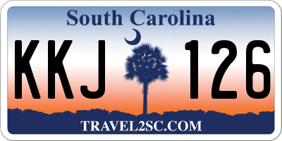 SC license plate KKJ126