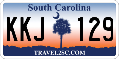 SC license plate KKJ129