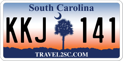 SC license plate KKJ141