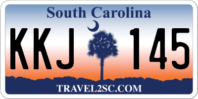 SC license plate KKJ145