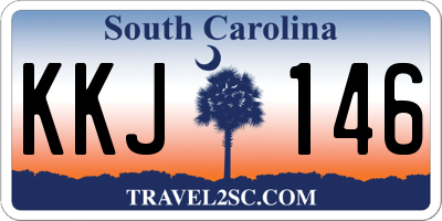 SC license plate KKJ146