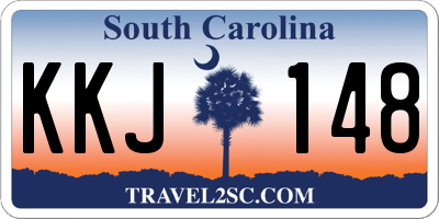 SC license plate KKJ148