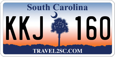 SC license plate KKJ160