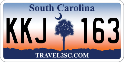 SC license plate KKJ163