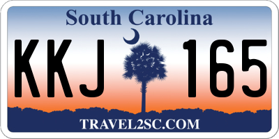 SC license plate KKJ165
