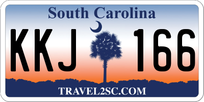 SC license plate KKJ166