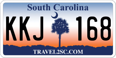 SC license plate KKJ168