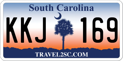 SC license plate KKJ169