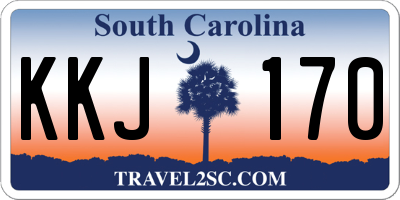 SC license plate KKJ170