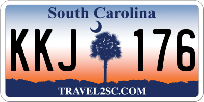SC license plate KKJ176