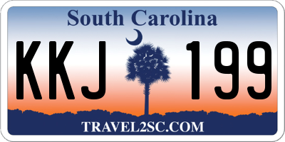 SC license plate KKJ199