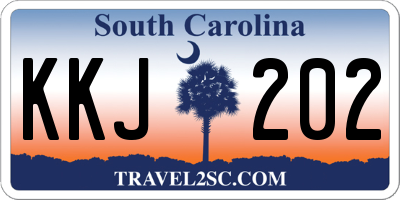 SC license plate KKJ202