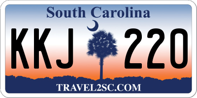 SC license plate KKJ220