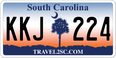 SC license plate KKJ224