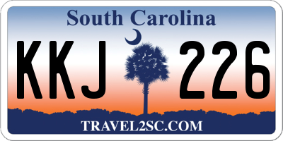 SC license plate KKJ226