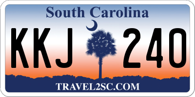 SC license plate KKJ240