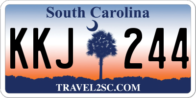 SC license plate KKJ244