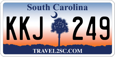 SC license plate KKJ249